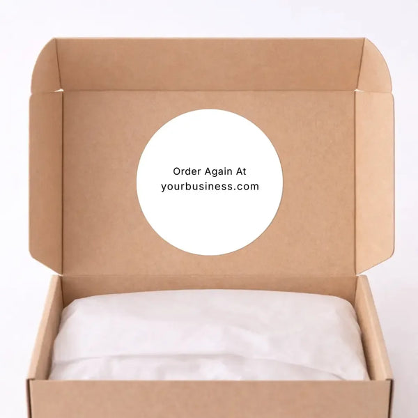 Order Again At Website Stickers | Personalised Business Packaging Labels - Sticksy Prints Australia