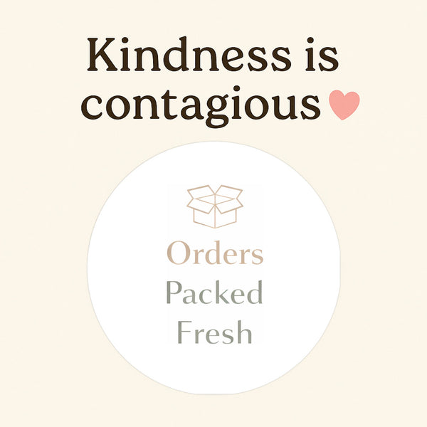 Orders Packed Fresh Stickers | Small Business Packaging Labels | Neutral Thank You Stickers Australia