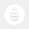 Orders Packed Fresh Stickers | Small Business Packaging Labels | Neutral Thank You Stickers Australia