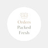 Orders Packed Fresh Stickers | Small Business Packaging Labels | Neutral Thank You Stickers Australia - Sticksy Prints Australia