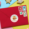 Owl Personalised Christmas Stickers – North Pole Delivery Label - Sticksy Prints Australia