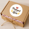 Packaged with Love Stickers For Small Business