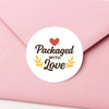 Packaged with Love Stickers For Small Business