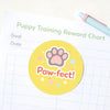 Paw-fect Pet Training Stickers | Paw Print Reward Stickers | Positive Reinforcement - Sticksy Prints Australia