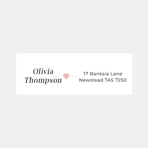 Personalised Address Labels 70×25mm | Custom Name & Address Stickers