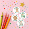 Personalised Australian Animal Teacher Reward Stickers – Cute Classroom Stickers