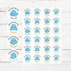 Personalised Blue Bird Teacher Reward Stickers – Cute Kawaii Classroom Stickers - Sticksy Prints Australia