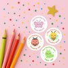 Personalised Bug & Critter Teacher Reward Stickers - Sticksy Prints Australia