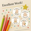 Personalised Bunny Reward Stickers for Teachers | Cute Classroom Praise Labels - Sticksy Prints Australia
