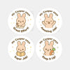 Personalised Bunny Reward Stickers for Teachers | Cute Classroom Praise Labels - Sticksy Prints Australia