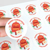 Personalised Christmas Sticker Letters to Santa Mailbox Kids Name Label - Sticksy Prints Australia
