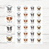 Personalised Dog Teacher Reward Stickers Labels Kids