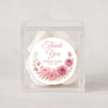 Personalised Dusty Rose & Blush Wedding Thank You Stickers – Custom Floral Favour Labels