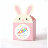 Personalised Easter Bunny Rocket Stickers | Space Easter Stickers for Kids | Custom Name Labels - Sticksy Prints Australia