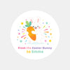 Personalised Easter Bunny Stickers | From the Easter Bunny to Name | Kids Easter Gift Labels