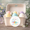 Personalised Easter Creations Stickers – Bunny Painting Easter Egg Labels for Kids - Sticksy Prints Australia
