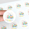 Personalised Easter Delivery Stickers – Bunny Car Easter Treat Labels for Kids - Sticksy Prints Australia