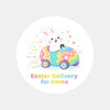 Personalised Easter Delivery Stickers – Bunny Car Easter Treat Labels for Kids - Sticksy Prints Australia
