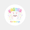 Personalised Easter Stickers – Bunny Balloon Easter Design - Sticksy Prints Australia