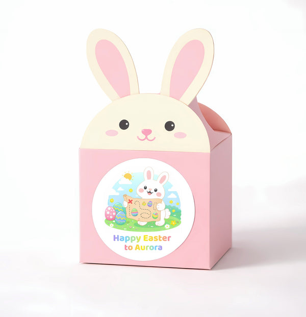 Personalised Easter Stickers – Easter Bunny Egg Hunt Map Design