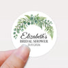 Personalised Eucalyptus Bridal Shower Stickers – Custom Greenery Favour Labels – Watercolour Botanical Stickers - Sticksy Prints Australia