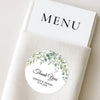 Personalised Eucalyptus Wedding Thank You Stickers | Greenery Favour Labels - Sticksy Prints Australia