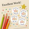 Personalised Fish Teacher Reward Stickers – Custom Name Classroom Praise Stickers - Sticksy Prints Australia