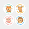 Personalised Forest Animal Teacher Reward Stickers