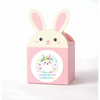 Personalised Happy Easter Stickers – Floral Bunny Easter Labels for Kids - Sticksy Prints Australia