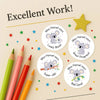 Personalised Koala Teacher Reward Stickers Labels Kids