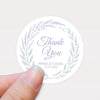 Personalised Lavender Botanical Wedding Thank You Stickers – Custom Favour Labels - Sticksy Prints Australia