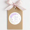 Personalised Lilac Hydrangea Wedding Thank You Stickers – Custom Floral Favour Labels - Sticksy Prints Australia