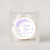 Personalised Lilac Hydrangea Wedding Thank You Stickers – Custom Floral Favour Labels