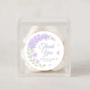 Personalised Lilac Hydrangea Wedding Thank You Stickers – Custom Floral Favour Labels - Sticksy Prints Australia