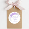 Personalised Lilac Rose Arch Wedding Thank You Stickers – Custom Floral Favour Labels