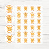 Personalised Lion Teacher Reward Stickers – Classroom Praise & Positive Reinforcement