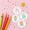 Personalised Magical Creatures Teacher Reward Stickers
