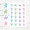 Personalised Ocean Animal Teacher Reward Stickers - Sticksy Prints Australia