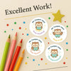 Personalised Owl Reading Reward Stickers – Literacy Stickers for Teachers - Sticksy Prints Australia