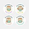 Personalised Owl Reading Reward Stickers – Literacy Stickers for Teachers - Sticksy Prints Australia