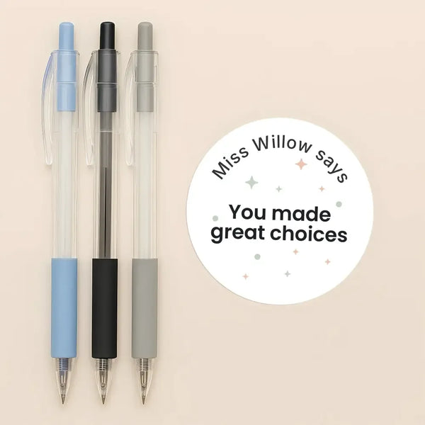 Personalised Pastel Confetti Effort Stickers – Encouraging Teen Teacher Reward Stickers - Sticksy Prints Australia