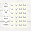 Personalised Pastel Confetti Maths Stickers – Funny Teen Maths Reward Stickers - Sticksy Prints Australia