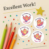 Personalised Phoenix Teacher Reward Stickers – Custom Name Classroom Praise Stickers - Sticksy Prints Australia