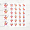 Personalised Phoenix Teacher Reward Stickers – Custom Name Classroom Praise Stickers - Sticksy Prints Australia