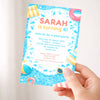 Personalised Pool Party Birthday Invitations | Kids Swimming Party Invites | Custom Printed Birthday Invitations