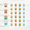 Personalised Reading & Literacy Teacher Reward Stickers – Custom Name Classroom Stickers