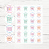 Personalised Reading Reward Stickers – Cute Book Literacy Stickers for Teachers