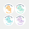 Personalised Seahorse Teacher Reward Stickers – Cute Classroom Praise Labels