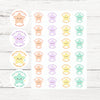 Personalised Star Teacher Reward Stickers