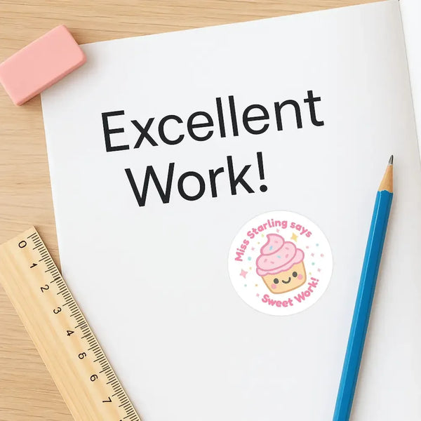 Personalised Sweet Treats Teacher Reward Stickers - Sticksy Prints Australia
